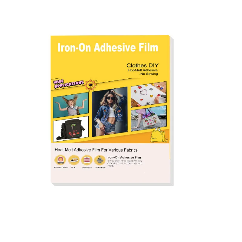 

Клейкий лист, двусторонняя накладка, легкая перманентная термоплавкая ткань для одежды, футболок, украшения для рюкзаков и брюк