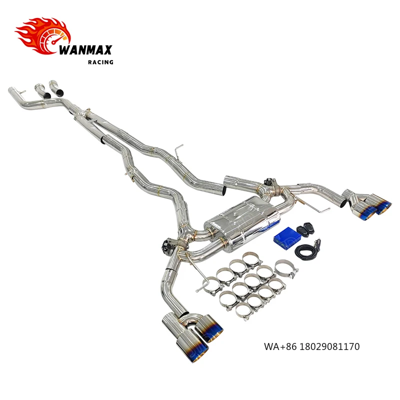 High Performance 304ss Exhaust System for 2018+  X3X4 M40i Valved Sport Exhaust System G01G02 X3X4 M40i 3.0l I6