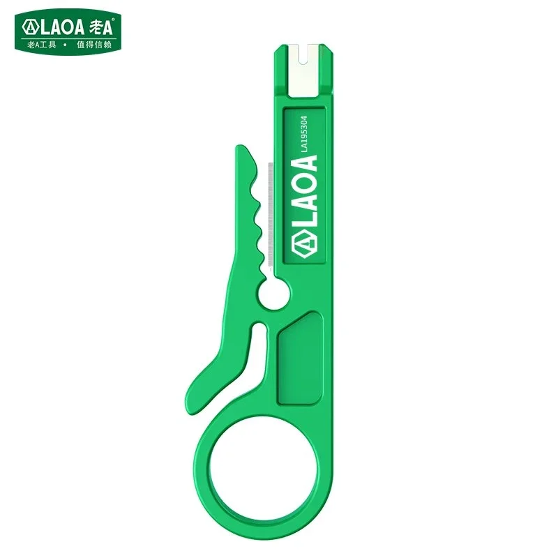 ‌LAOA Mini Multifunctional Wire Stripping Tool with Built-in Cutter for Network Telephone Cables‌ ‌