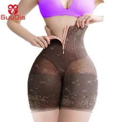 GUUDIA Compress Shaper Shorts High Waist Trainer Body Shapers Women Seamless Shapewear Tummy Control Panties Slim Waist Shaper