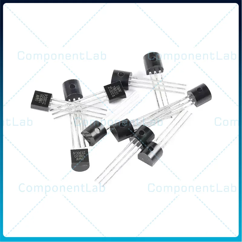 10-50PCS Brand New Original UMW DS18B20 TO-92 Single-Wire Temperature Sensor Chip
