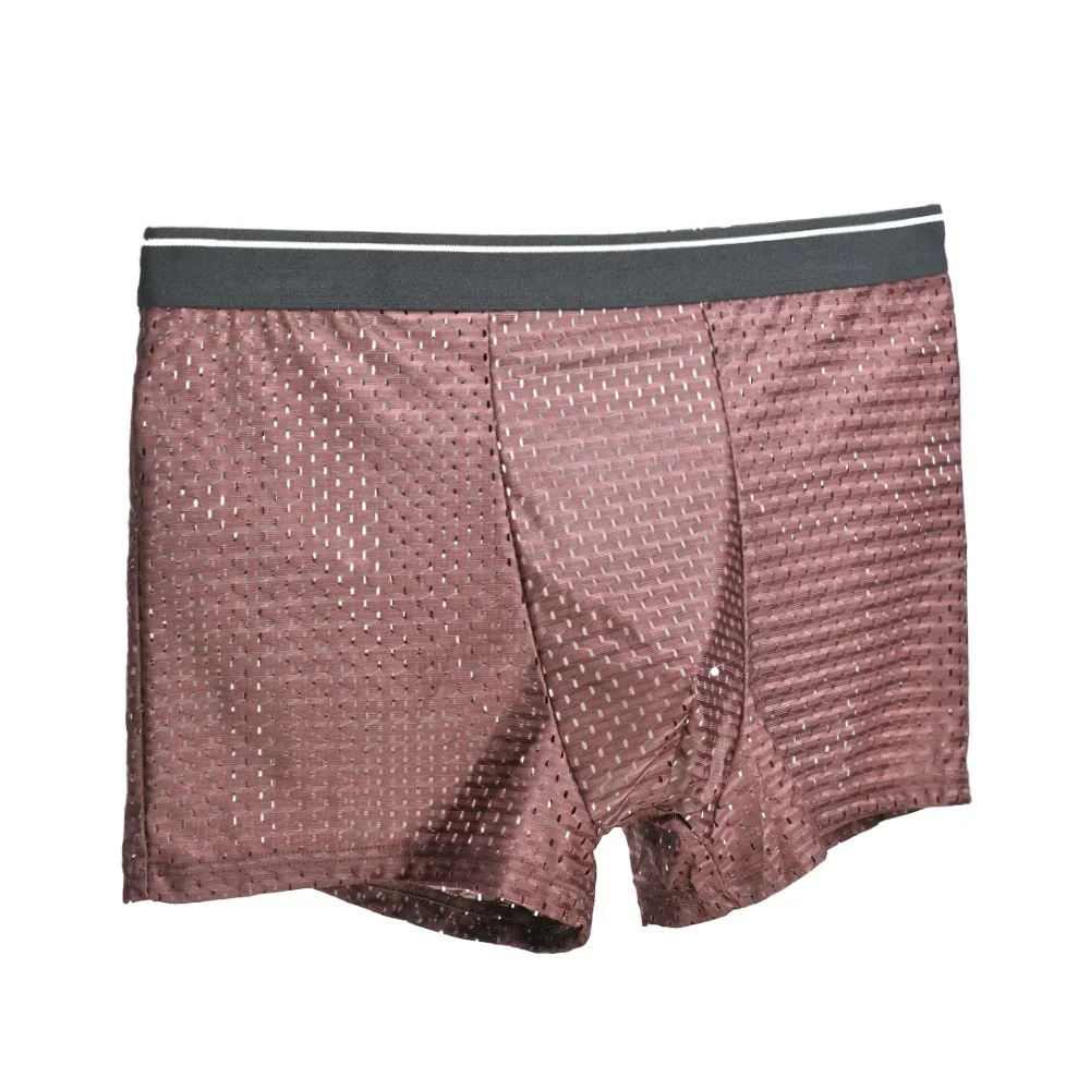 Men Panties Male Underpants Man Shorts Boxers Underwear Slip Homme Calzoncillos Bamboo Hole U Convex Pouch Large Size M-6XL New - Image 4