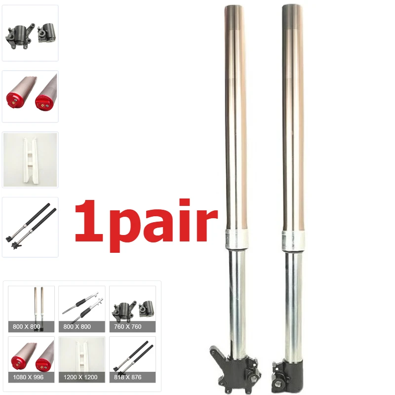 1set for CQR Off-road Motorcycle,Inverted Front Shock Absorber,Front Suspension Fork Hydraulic Shock for Racing Modification