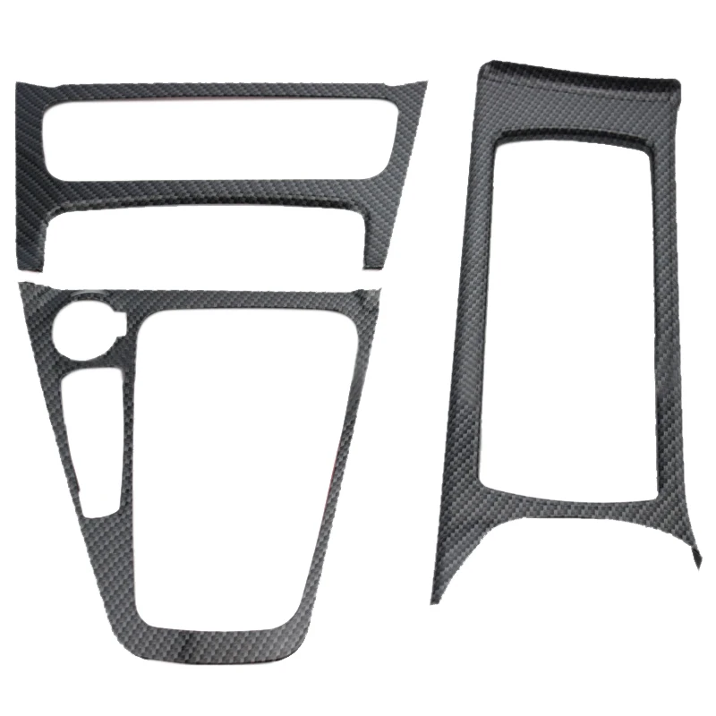 for Ford Focus 2015 2016 2017 MK3 ST Carbon Fiber Color ABS Inner Gear Shift Panel Cover Trim LHD