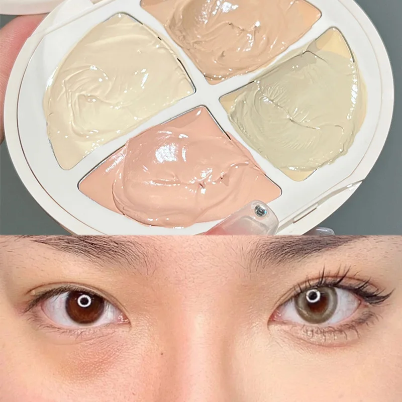 Waterdichte Concealer Crème Palet Volledige Dekking Acne Markeert Donkere Kringen Matte Hydraterende Contouren Contouren Concealer Make-Up Cosmetisch