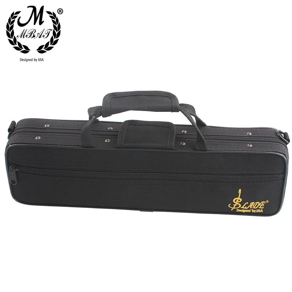 M MBAT Portable Flute Bag 600D Waterproof Oxford Cloth Flute Case Storage Box Handbag With Strap Musical Instrument Accessories