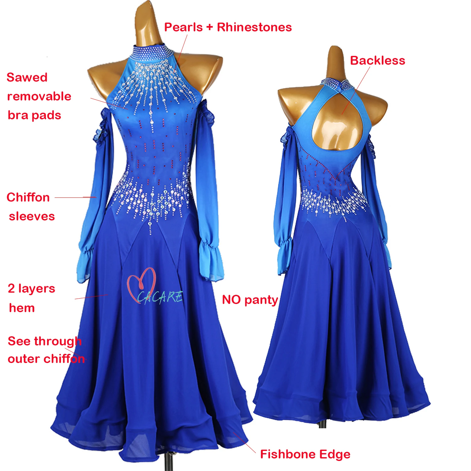 Dancewear Standard Ballroom Waltz Adult Modern Dance Dress Prom Suit Practice Clothes Stage Costume Competition Flamenco 0003