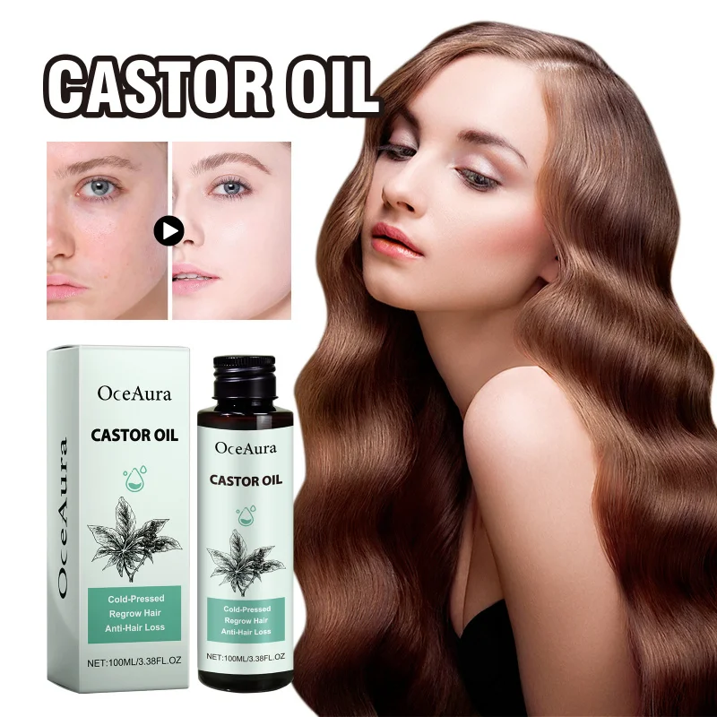

Pure Castor Oil For Hair Growth & Skin Care - Nourishing Treatment To Strengthen Hair & Moisturize Skin, All-Natural Formula