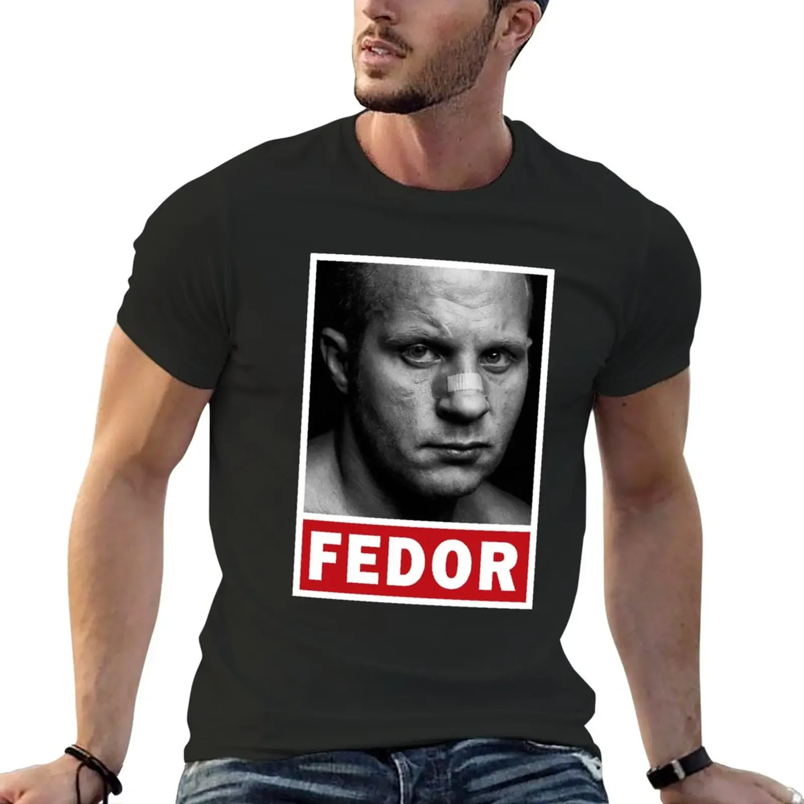 Fedor Emelianenko T-Shirt anime anime clothes men t shirt