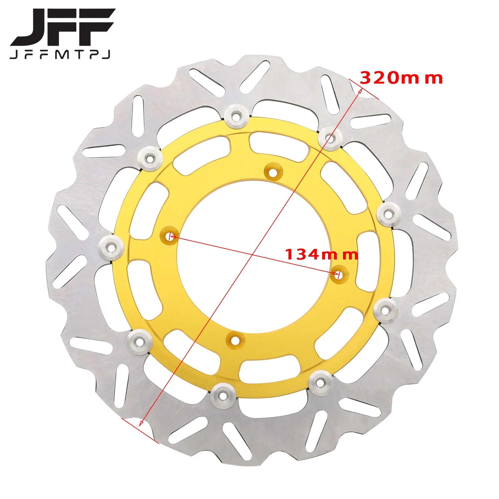 320mm Brake Floating Disc For SUZUKI RMZ250 RMZ450 RMX450Z RMZ RMX 250 450 450Z 2005-2019 2020 2021 Motorcycle Motocross Parts