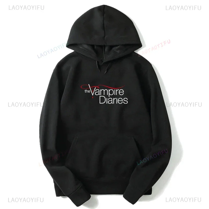 2024 Vampire Diaries Hoodie Unisex Hoodies Long Sleeve winter Jumper Sweatshirt Boyfriend Gift Casual Hooded Coat Streetwear