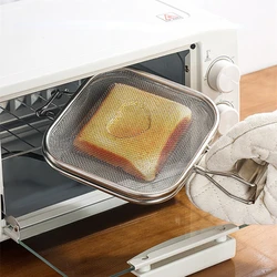 304 Stainless Steel Sandwich Making and Baking Net Clip, Household Toast Bread Baking Tools, Oven Maker Clip, Japanese-style