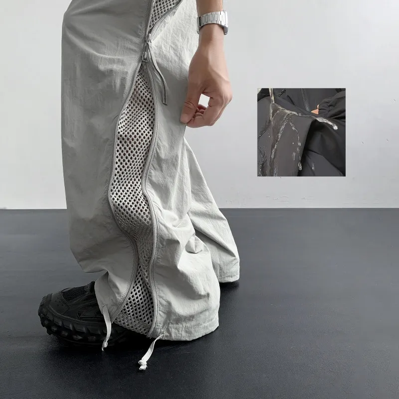 

American Sle Outdoor Qui Dry Men's Hiking Pants Summer Me Breathable Workwear Paratrooper Design Dual Wear Mountain Cli...
