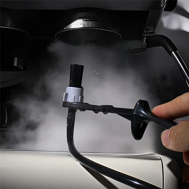 

A21F-Steam Cleaning Brush For Espresso Coffee Machine Brewing Head To Remove Grease And Dir Anti-Scalding Detachable