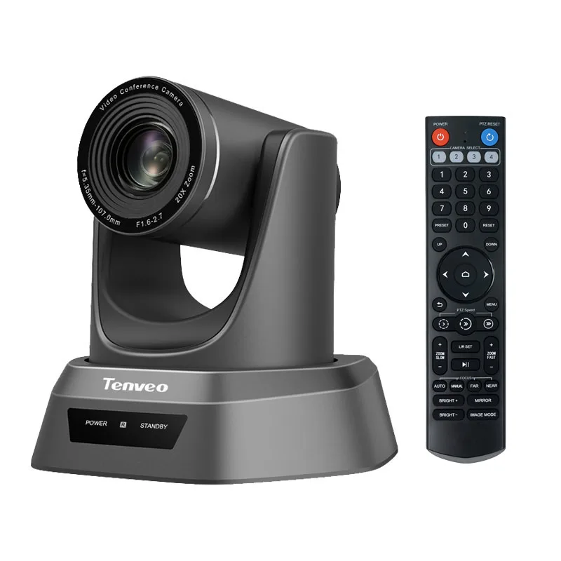 Tenveo NV20A NDI 20x Zoom Camera Conference Video Camera for Multiple Scenarios PTZ Conferencing Camera