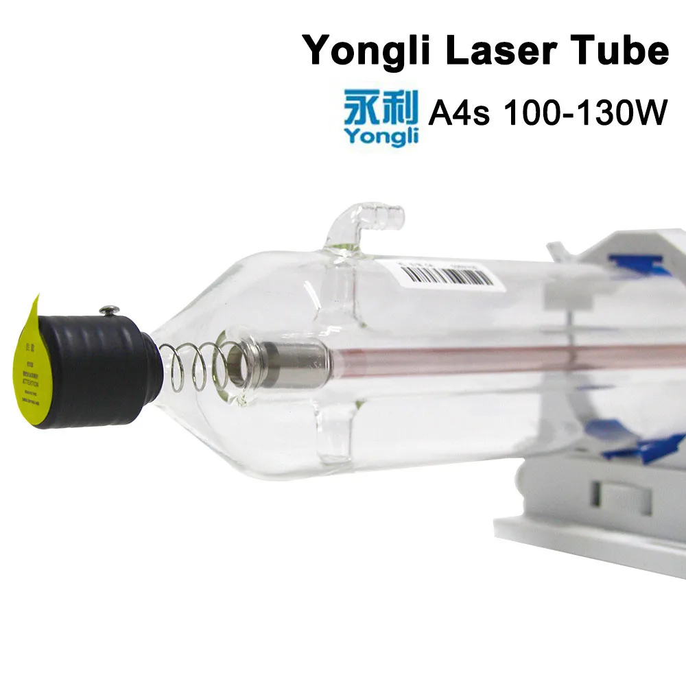 Yongli A4s 100W - 130W CO2 Laser Tube Wooden Case Box Packing Length 1450 Dia. 80mm for CO2 Laser Engraving Cutting Machine