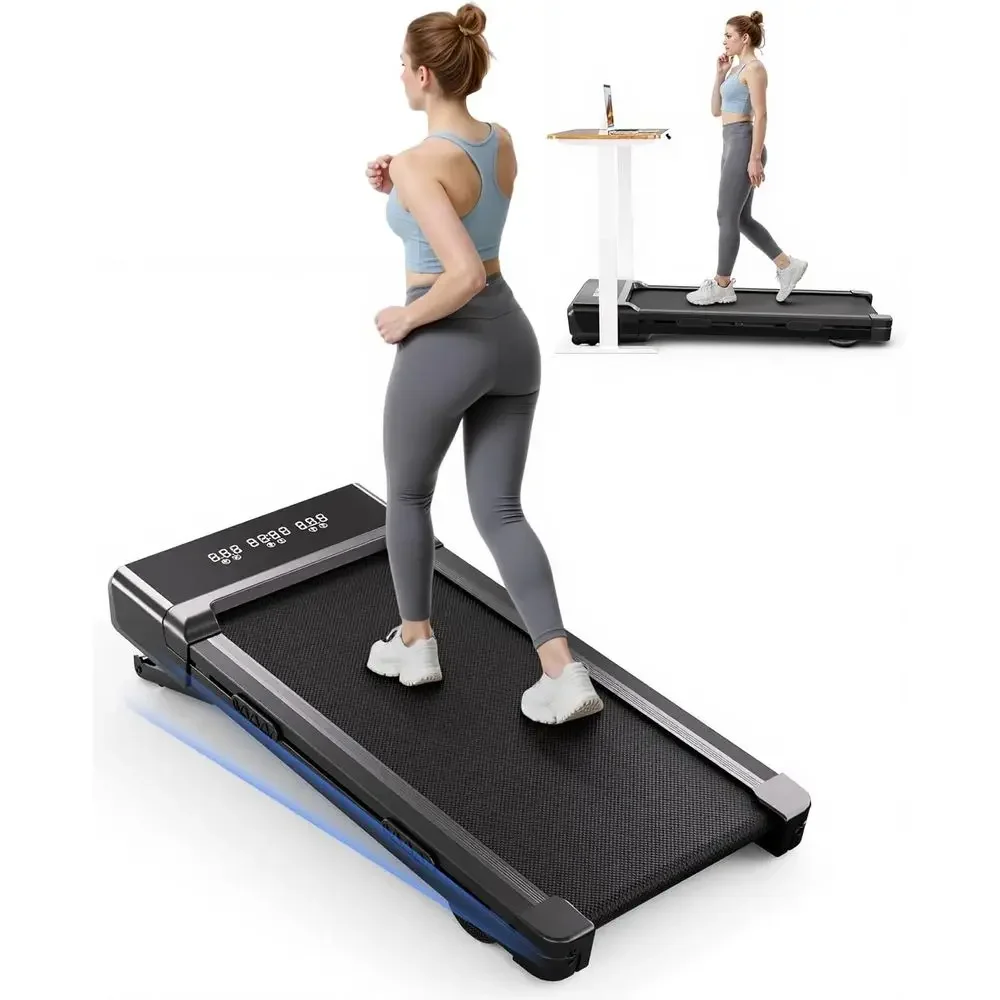 

Compact 2.5 HP Mini Treadmill with Auto Incline, App & Remote Control, Suitable for Home and Office, 300 lbs Capacity