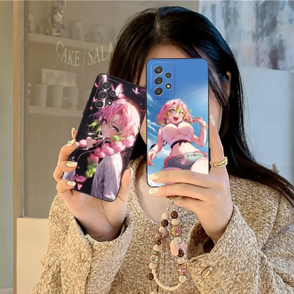 شيطان القاتل ميتسوري قضية الهاتف لسامسونج غالاكسي A73 72 71 70 56 55 54 53 52 36 35 34 23 16 15 5 جرام اللون الغطاء الواقي