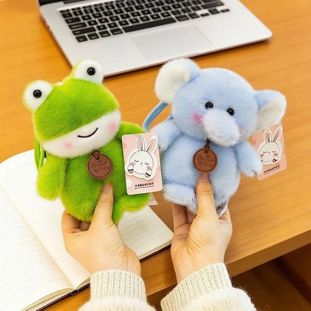Cute 15cm Animal Pendants Sitting Design Bunny Cartoon Soft Sheep Pendants Gifts - view 5