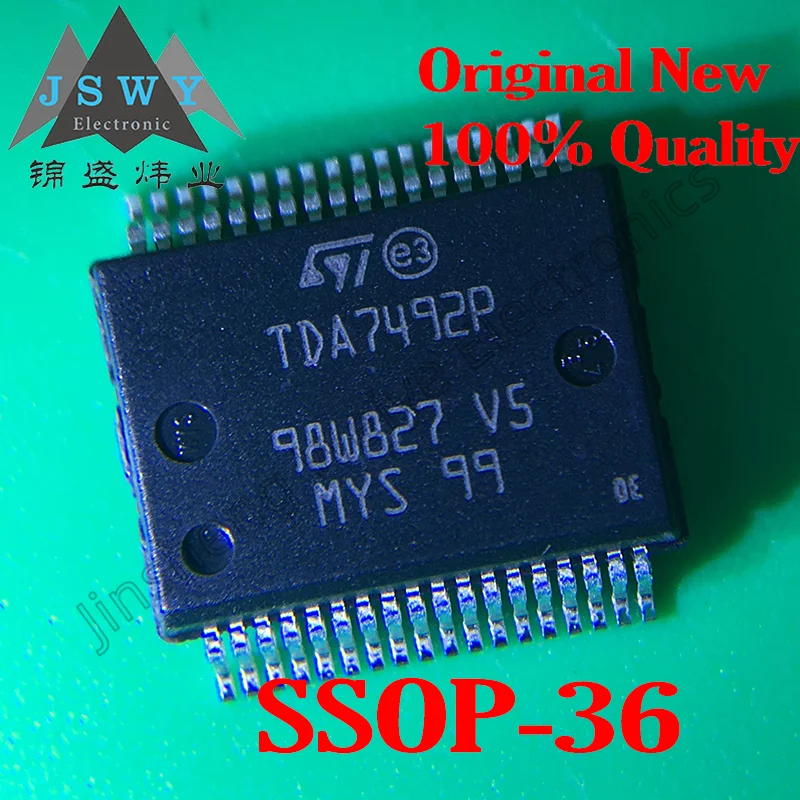 (1/10 Piece) TDA7492P13TR TDA7492P HSSOP-36 8V to 26V Approx. 26mA Original Class D Audio Power Amplifier Chip In Stock