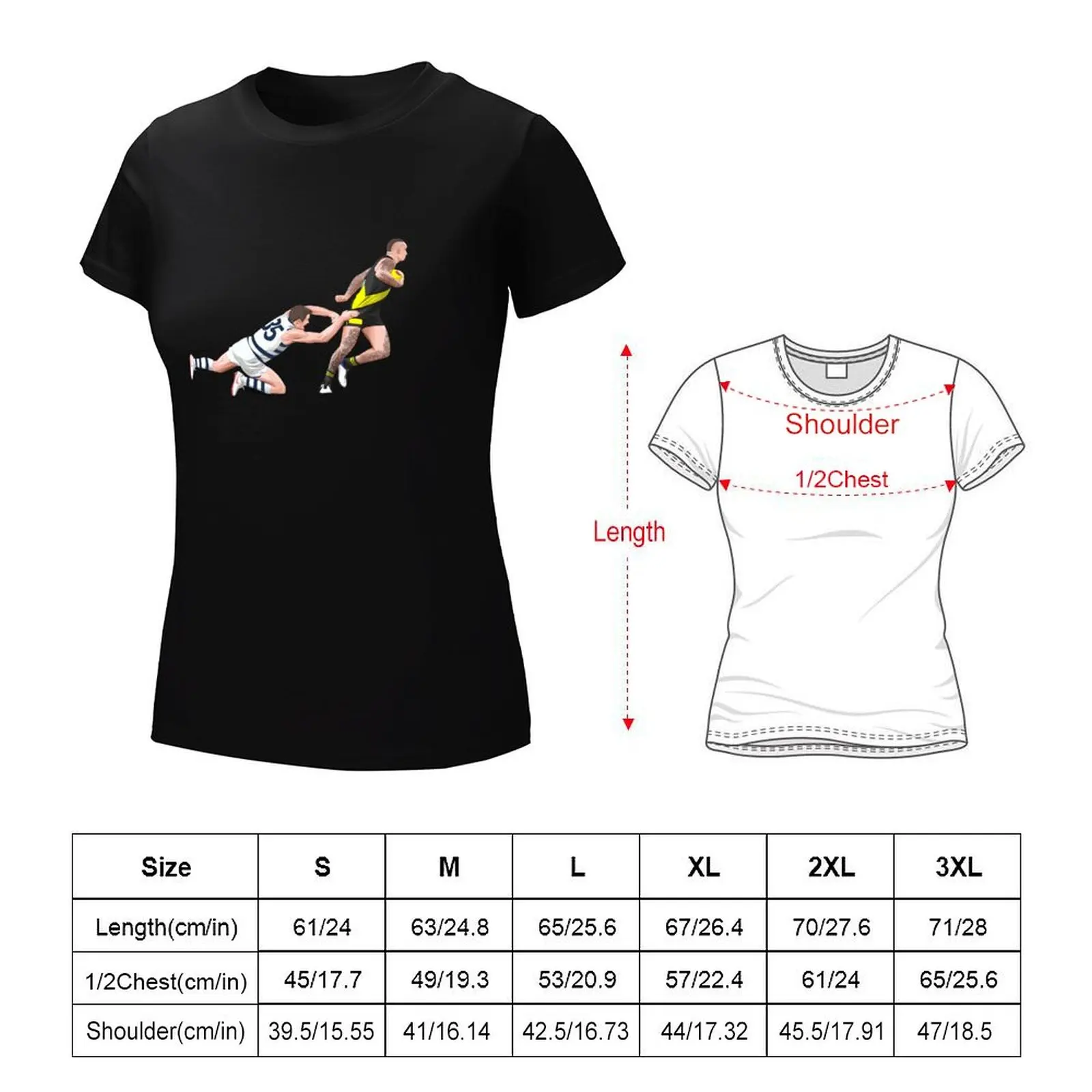 T-shirt Dusty and Dangerfield Grand Final Moment top estivo abbigliamento estetico top carino magliette estive per donna