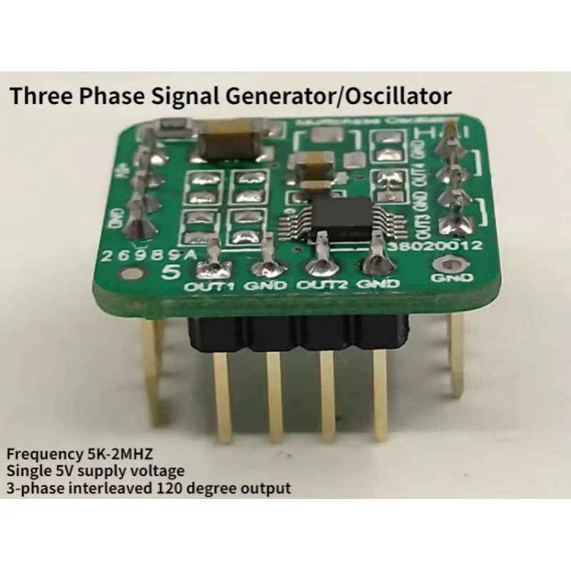 Three-phase Signal Generator 50HZ Single-phase OSC Oscillator, 4-phase Clock Crystal Oscillator, Multi-