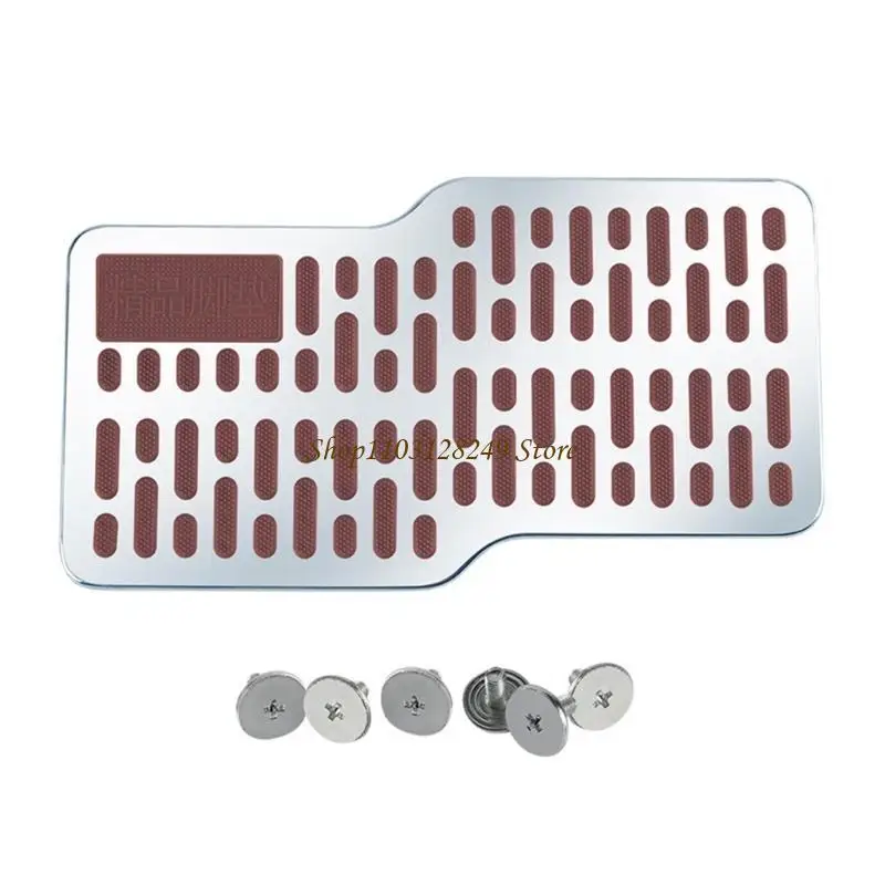 N5KD Heavy Duty Steel Pedals Easy Installation Steel Pedal Pad for Family Vehicles