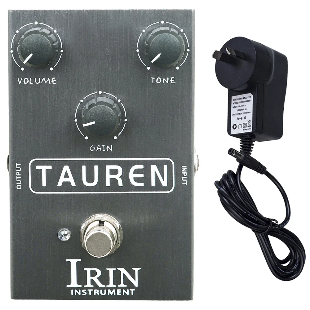 

IRIN AN-36 TAUREN Overdrive Pedal With Adapter High/Low Gain from Clean Boost to Distortion Guitar Effect Deliverd Guitar Parts