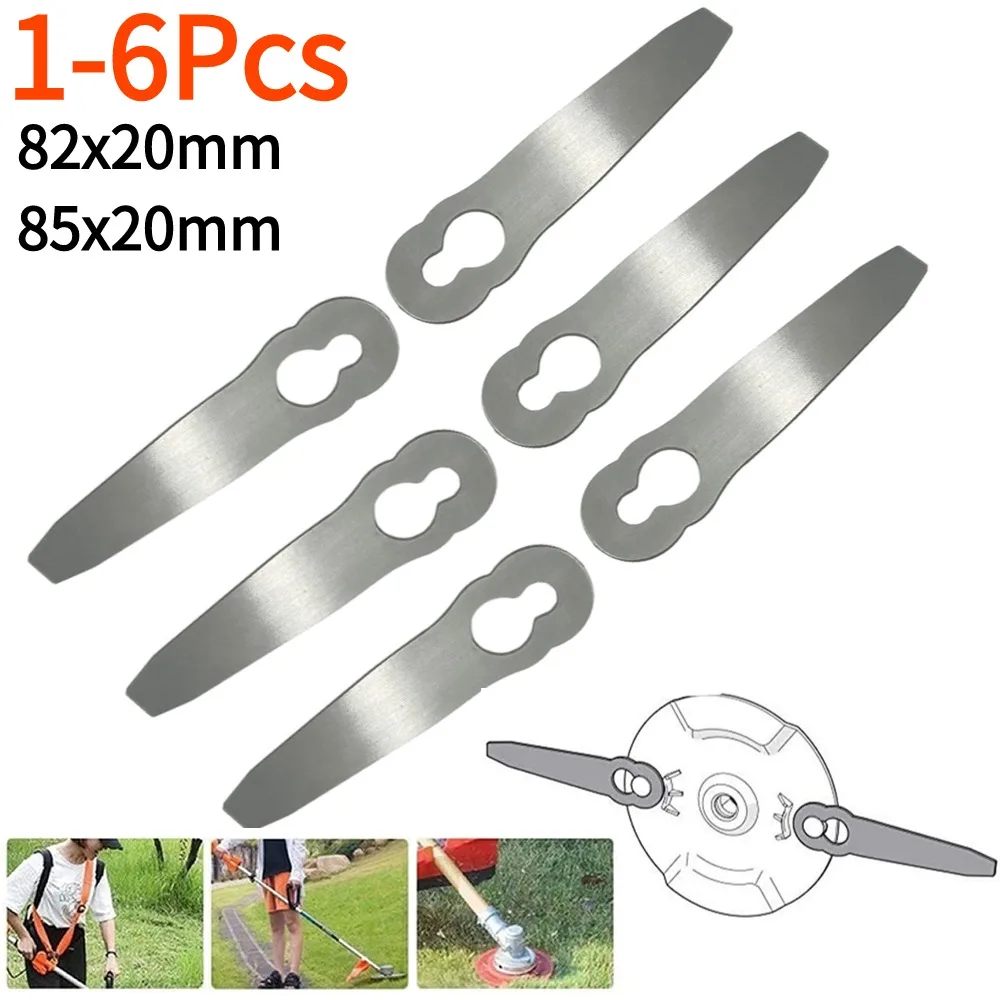 

1-6Pc Stainless Steel Brush Cutter Replacement Blades Spare Knives for Stihl FSA 45 FSA 57 Grass Trimmer Garden Lawn Mower Blade