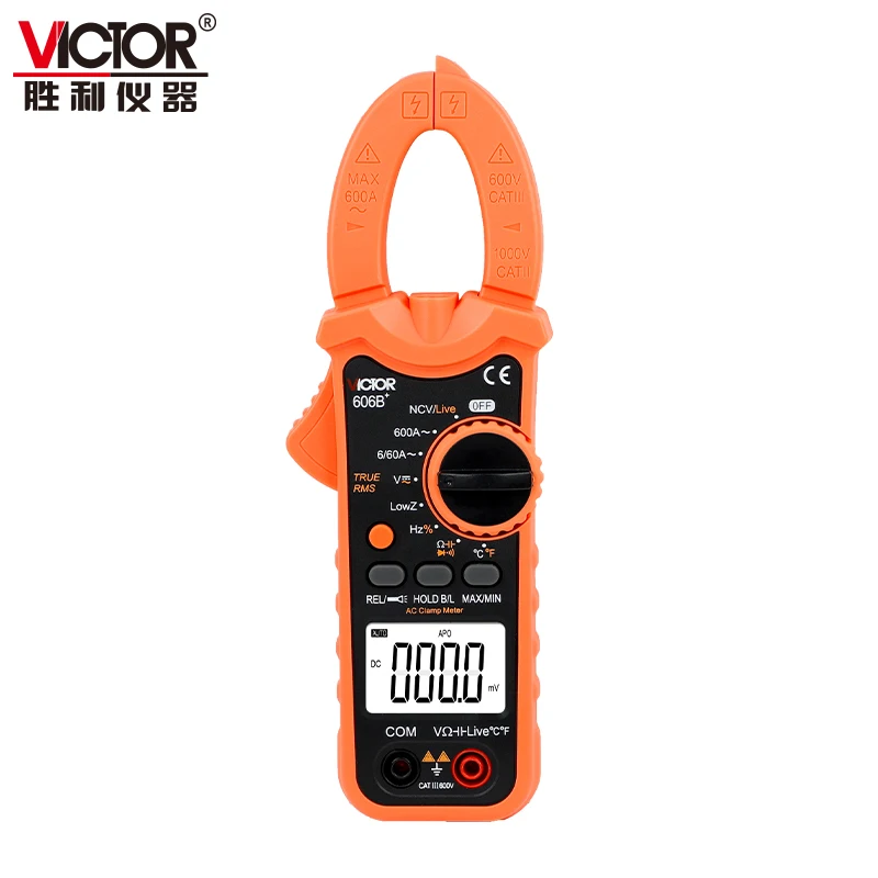 VICTOR 606B+ clamp meter ac dc digital