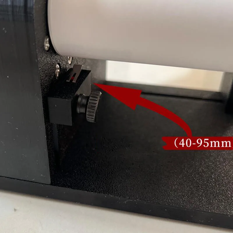 Automatic rolling machine for transporting labels, adjustable width (0-78mm) - Portable printer power label Rewinder