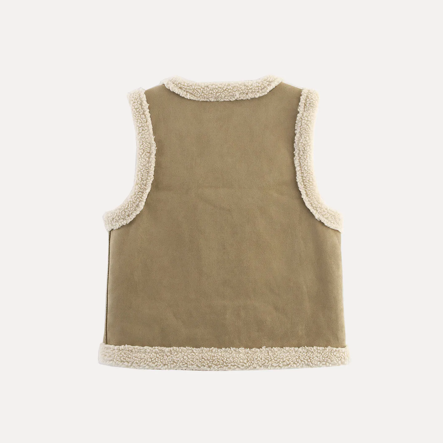 Ceco de Cuero con Ribete de Piel y Bolsillos para Mujer, Otoño 2025, Cárdigan con Cuello en V, Cierre de un Solo Botón, Co...