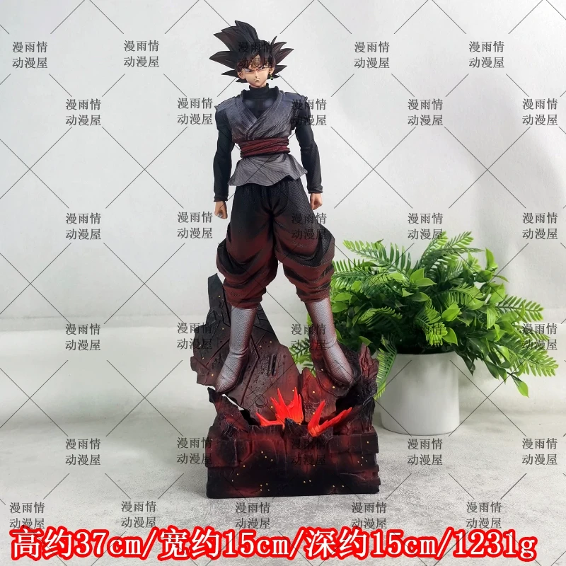 Jt  Goku Black Action Figure Dragon Ball Anime Ornament Desktop Display Pc Case Decoration Collectible Toy Gift view 4