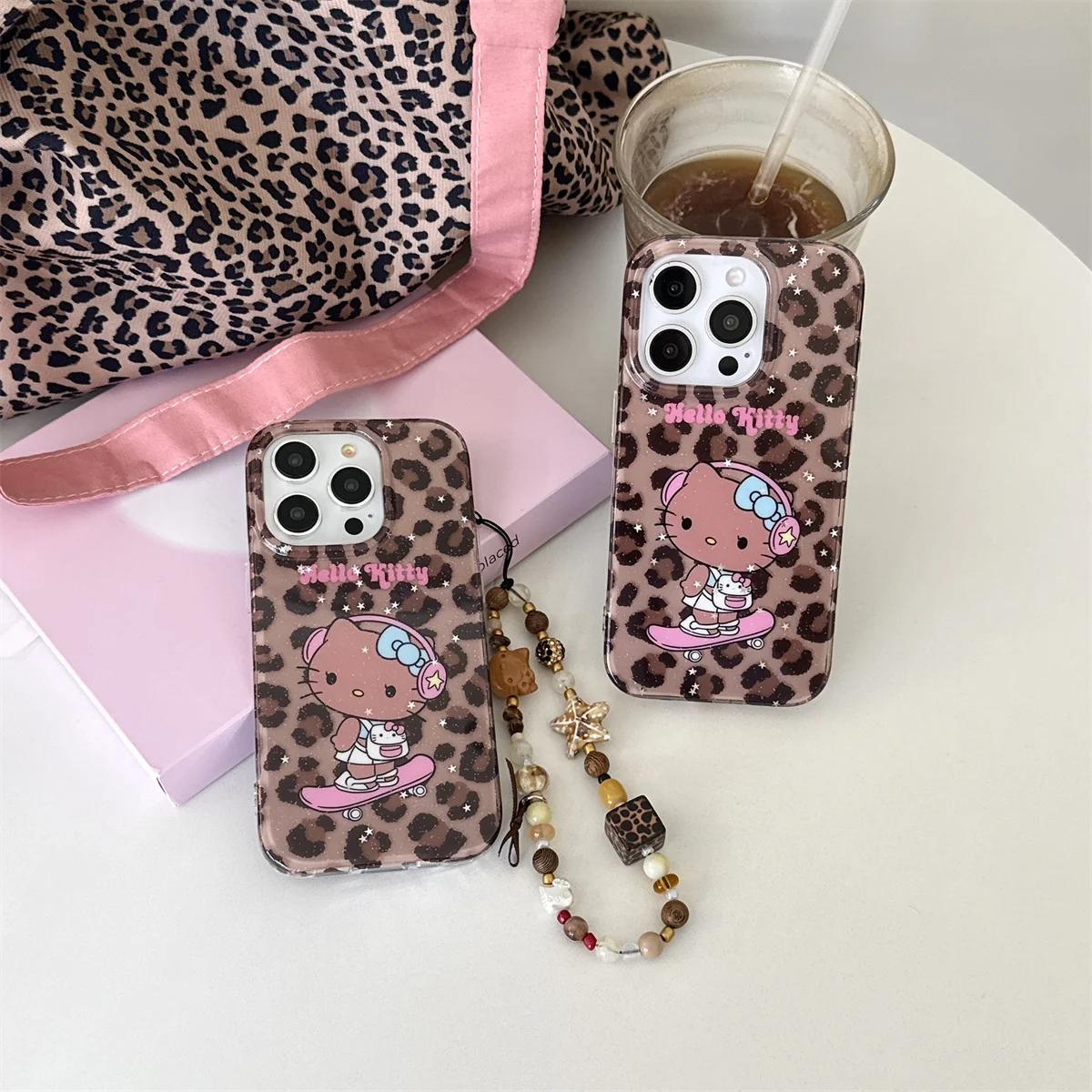 

Cute skateboard black Kitty cat Phone Case For iPhone 16 15 14 13 Pro Max fundas iphone 15 case Protective cover 15 16 16pro