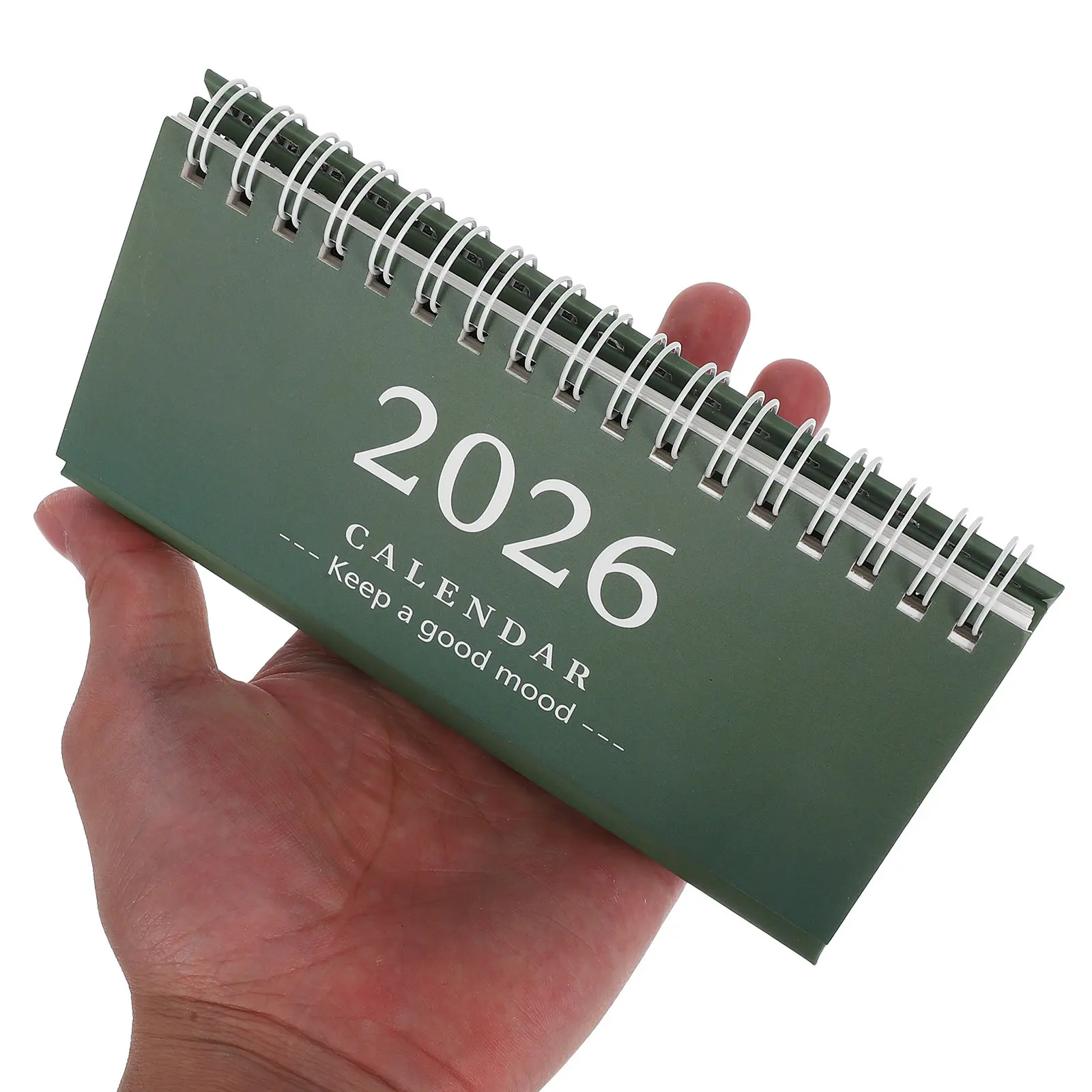 

Small Mini Desk Calendar 2025-2026 Standing Flip Monthly Planner for Office Home School Organization Daily Planning 18 Month