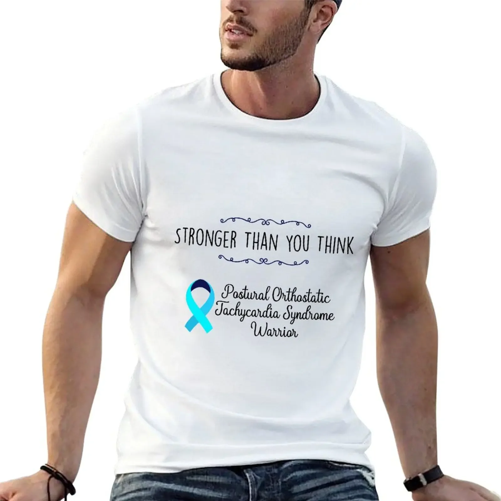 POTS Warrior, Postural orthostatic tachycardia syndrome Awareness T-Shirt customizeds customs Aesthetic clothing men clothing