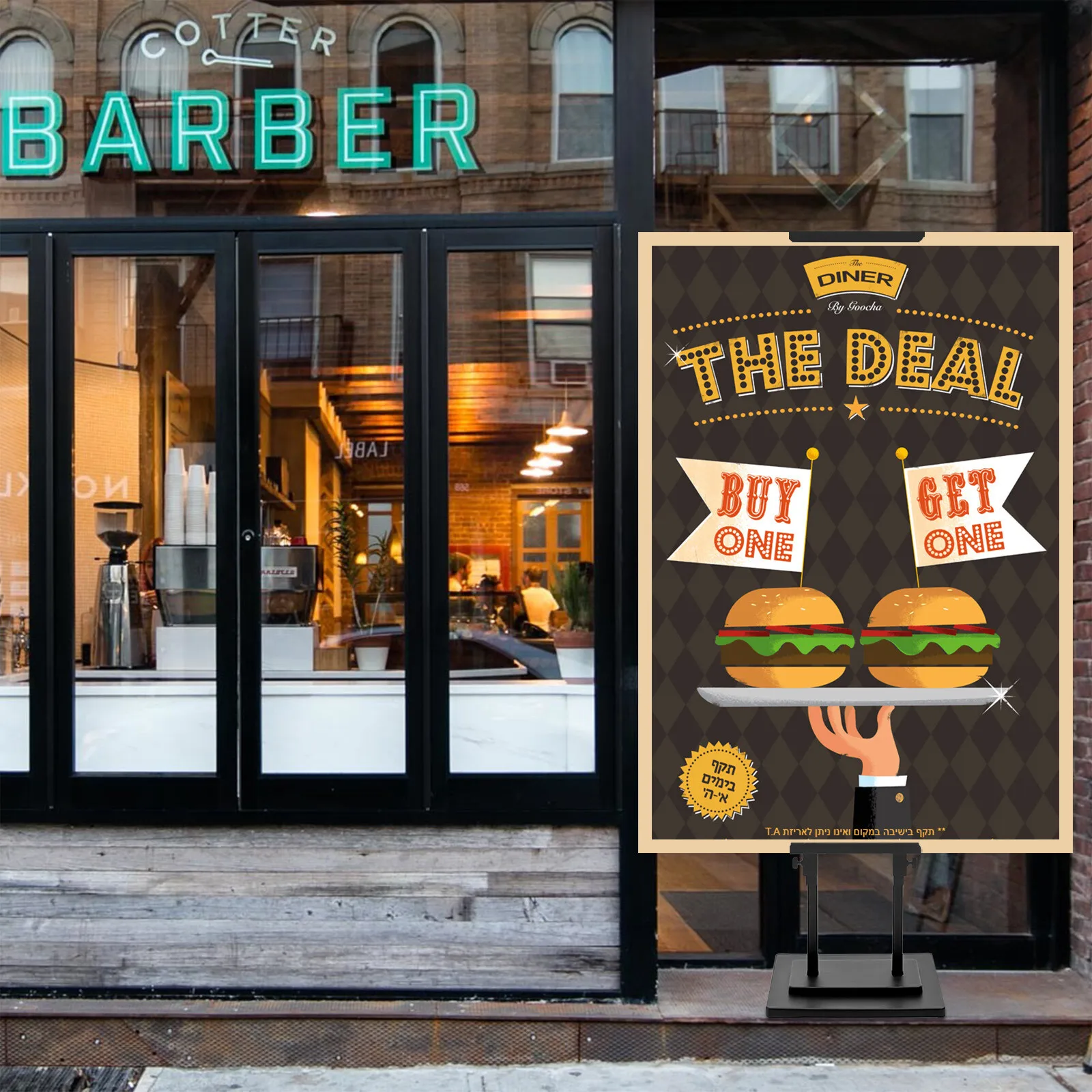 

Регулируемая подставка для плакатов 7–70 дюймов, портативный мольберт с широким основанием, рекламный держатель для розничного магазина