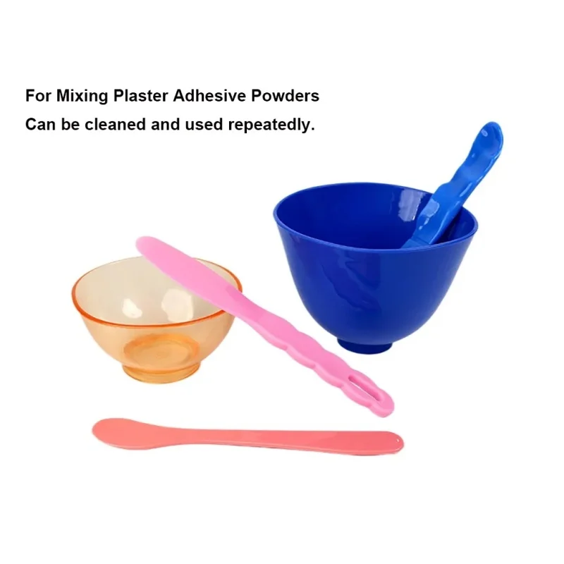 Dental Mixing Bowl Transparent Thicken Non-Stick Flexible Rubber Mixing Bowl Plaster Impression Material Bowl