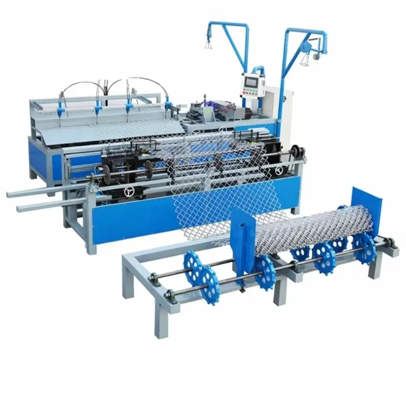 Industrial Diamond Mesh Machine For Black Iron Wire Core Manufacturing Suitable For Construction Site Enclosure Walls