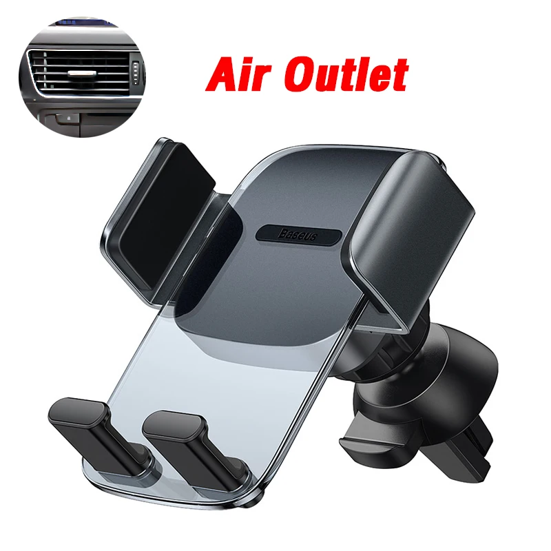 

Baseus Gravity Car Phone Holder Universal Air Vent Mount Holder Auto GPS Mobile Support For iPhone Xiaomi Samsung Huawei Samsung