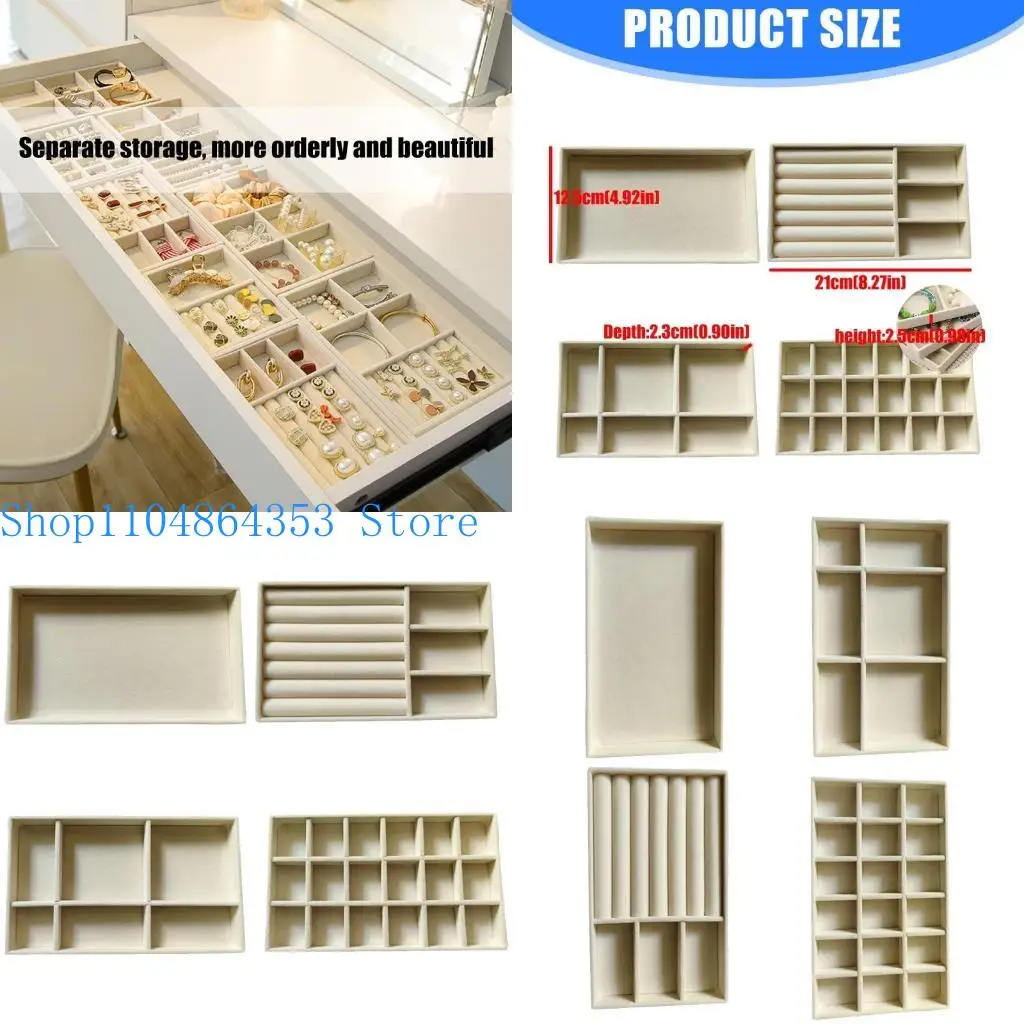 

652f 4pcs мягкий маленький аксессуарный поднос ювелирные изделия