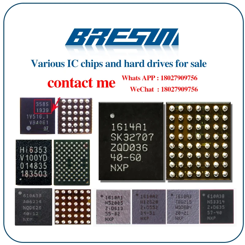 NEW Charger chip IC, suitable for iPhone 6 7 8 8P X XS XR XSM represents iPhone 12 13 14 15 ProMax Plus connects USB charger IC