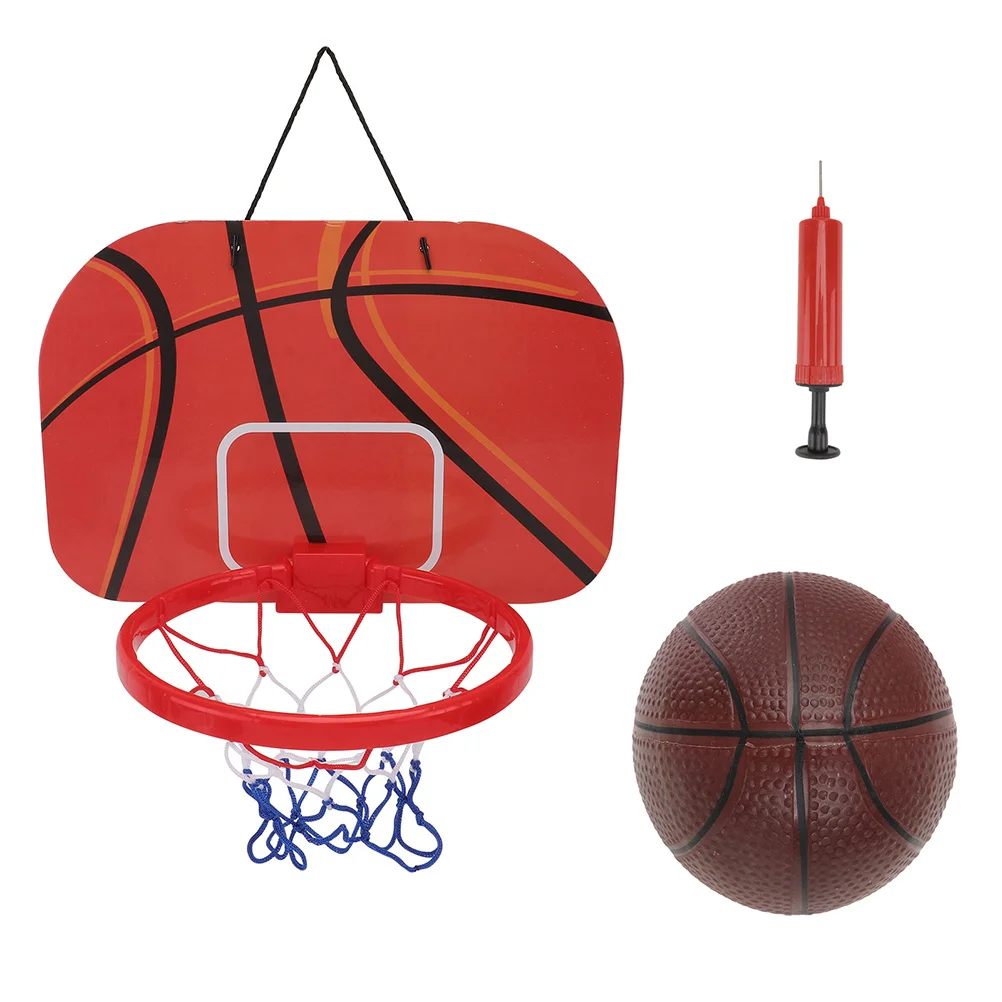 1Set Kids Basketball Frame Hanging Basketball Board Durable Mini Rack for Indoor Outdoor Sports Game Play Game Toys
