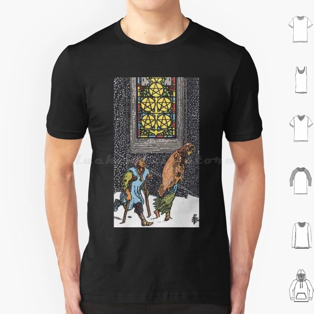 Rider-Waite Tarot , Five Of Pentacles T Shirt Men Women Kids 6Xl Five 5 Five Of Pentacles Pentacles Pentacle Five Of Pentacles