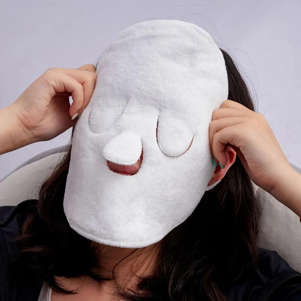 منشفة ضغط دافئة، منشفة وجه مضغوطة باردة، منشفة وجه مضغوطة بسمك مزدوج لصالونات التجميل، منشفة شعر للعناية بالبشرة #3