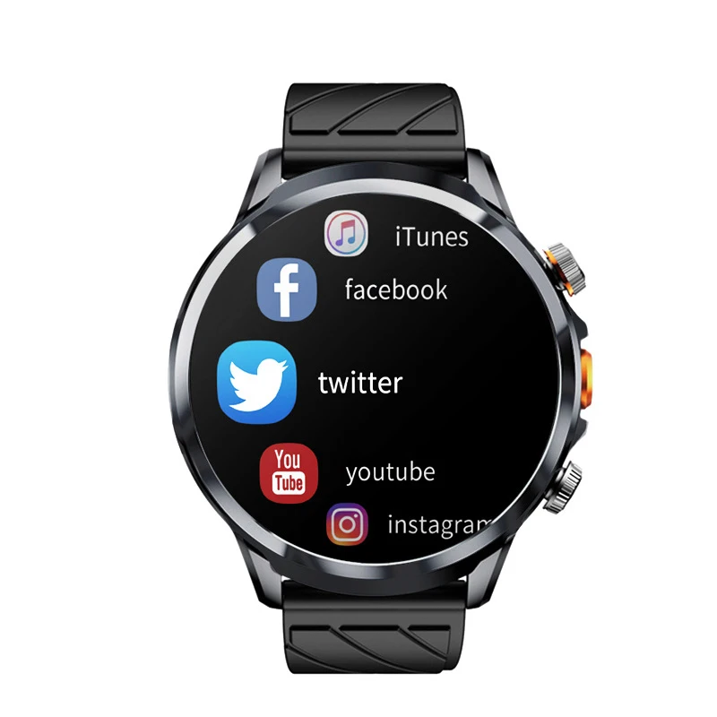 1.85Inch Smartwatch Large Screen Telephone Wrist Watch Independent Android System Card Insertion Capability WiFi Internet Access