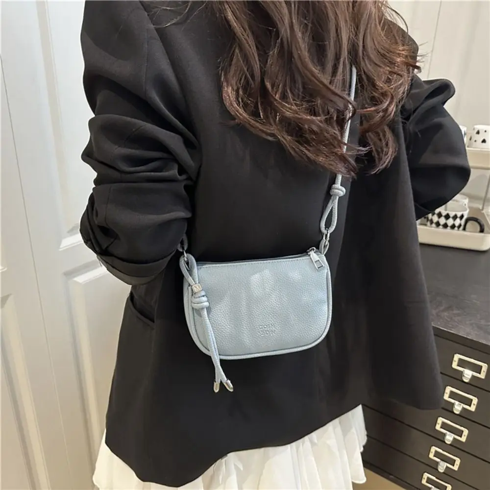 

Simple Exquisite Women's Shoulder Bag Small PU Leather Crossbody Bag Leisure Solid Color Commuting Bag Daily