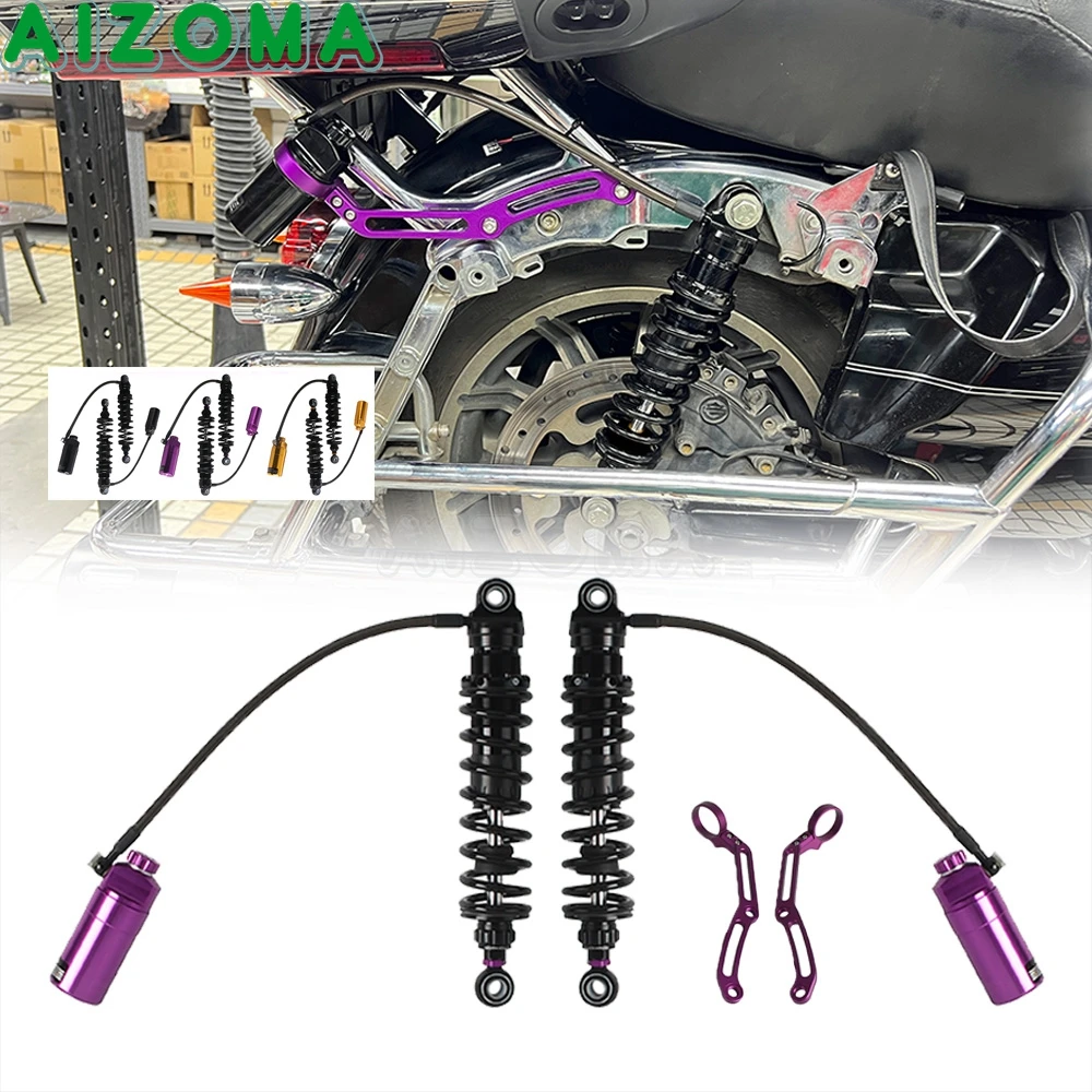 

Touring Suspension Shock Absorbers Remote Reservoir Vise Bracket For Harley Electra Glide FLH FLHTI FLHTK FLHTPI FLHTCUI 2014-21