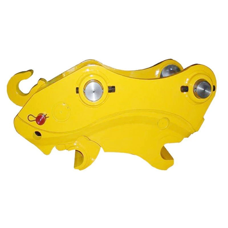 Excavator quick joint change accessory quick hook machine
