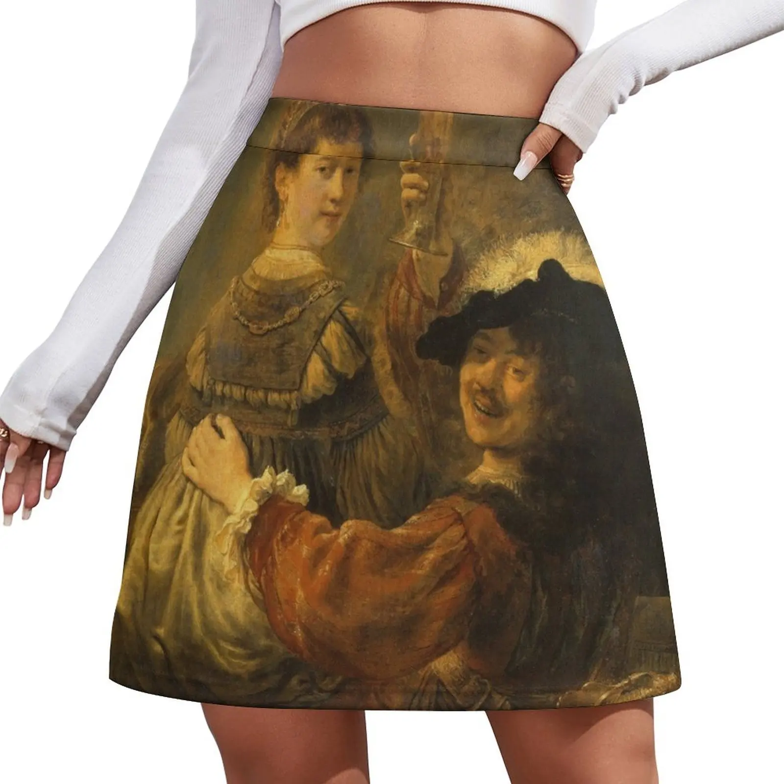 

Rembrandt - Rembrandt And Saskia Mini Skirt women's summer clothing 2025 summer dress for women 2025 Mini Skirt